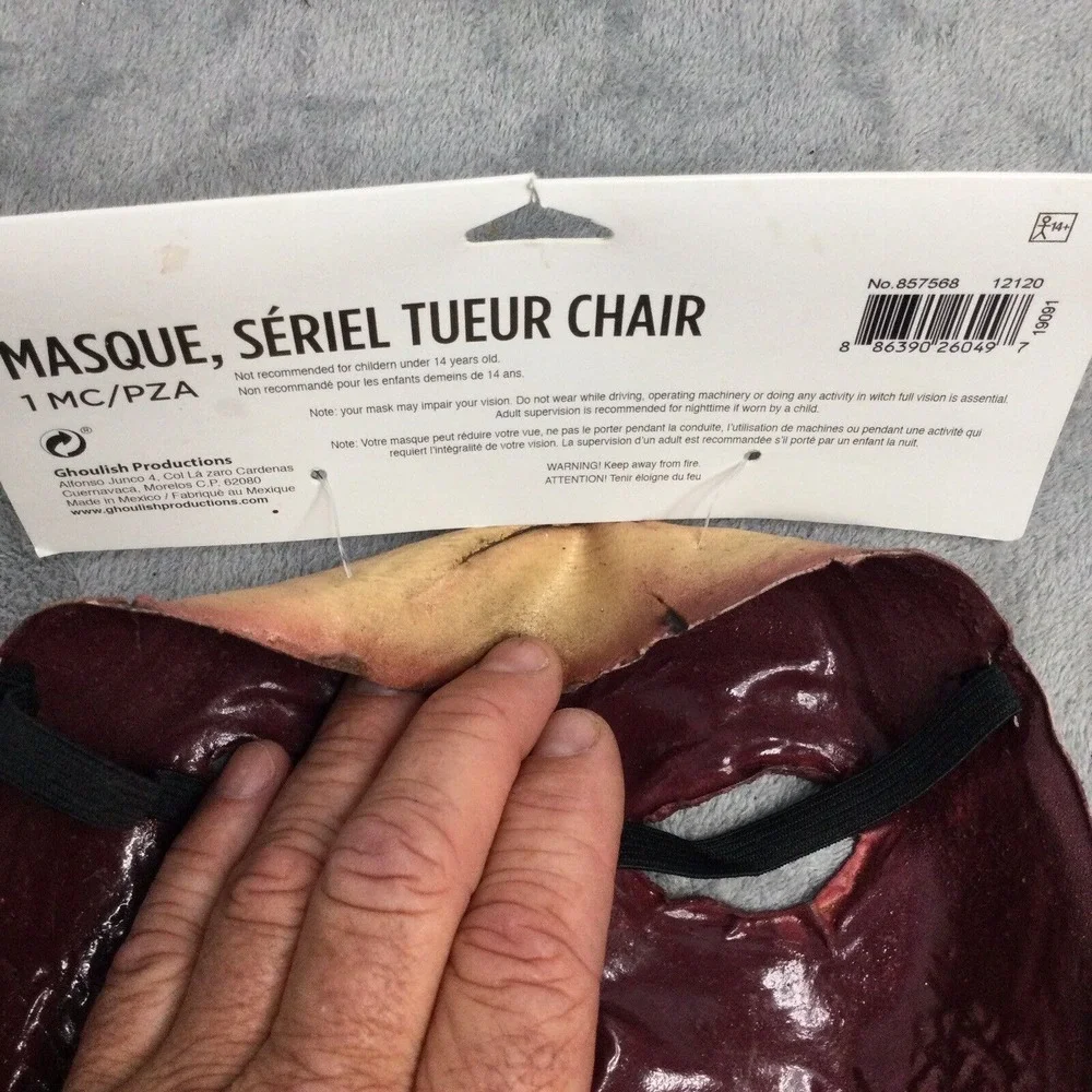 Latex Mask Serial Killer Serial Killer (09) Ghoulish Productions Halloween‎
